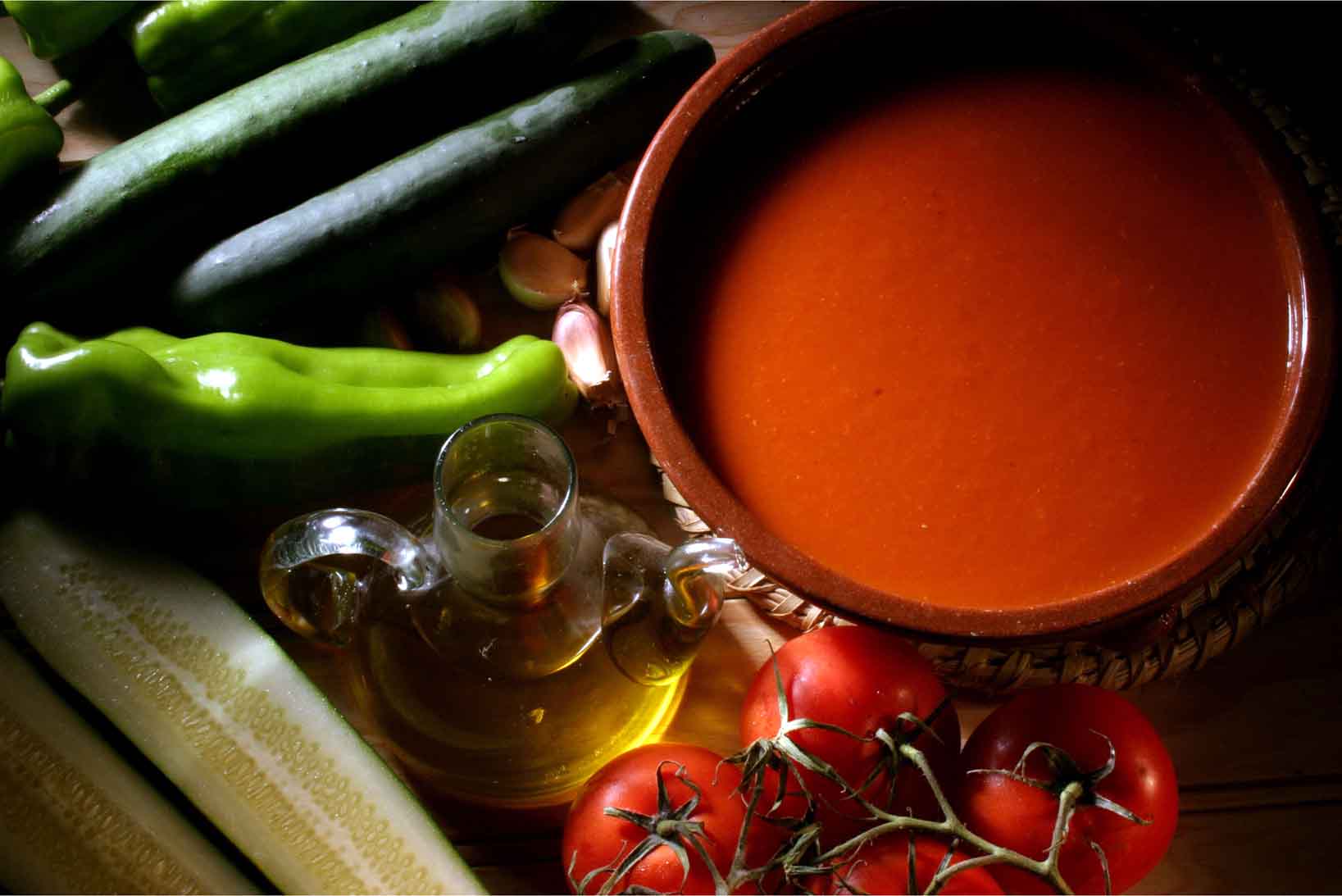 Gazpacho andaluz plato internacional