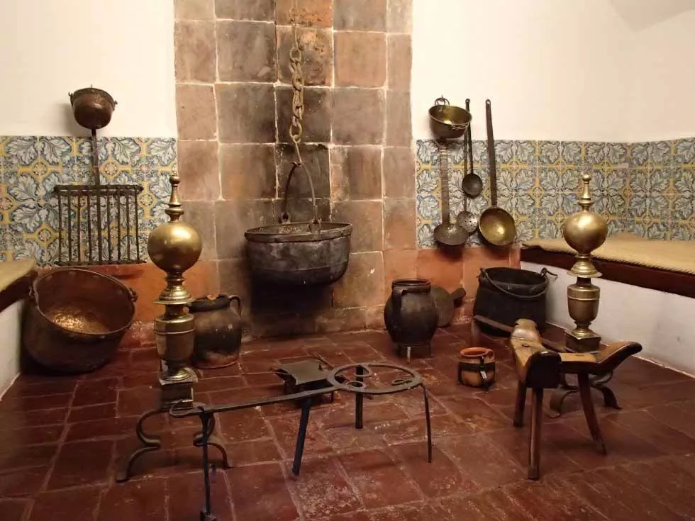 chimenea del museo de la casa de cervantes