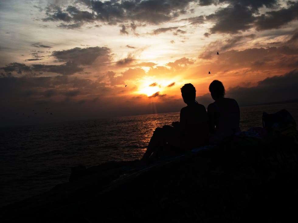 atardecer en cabo tiñoso