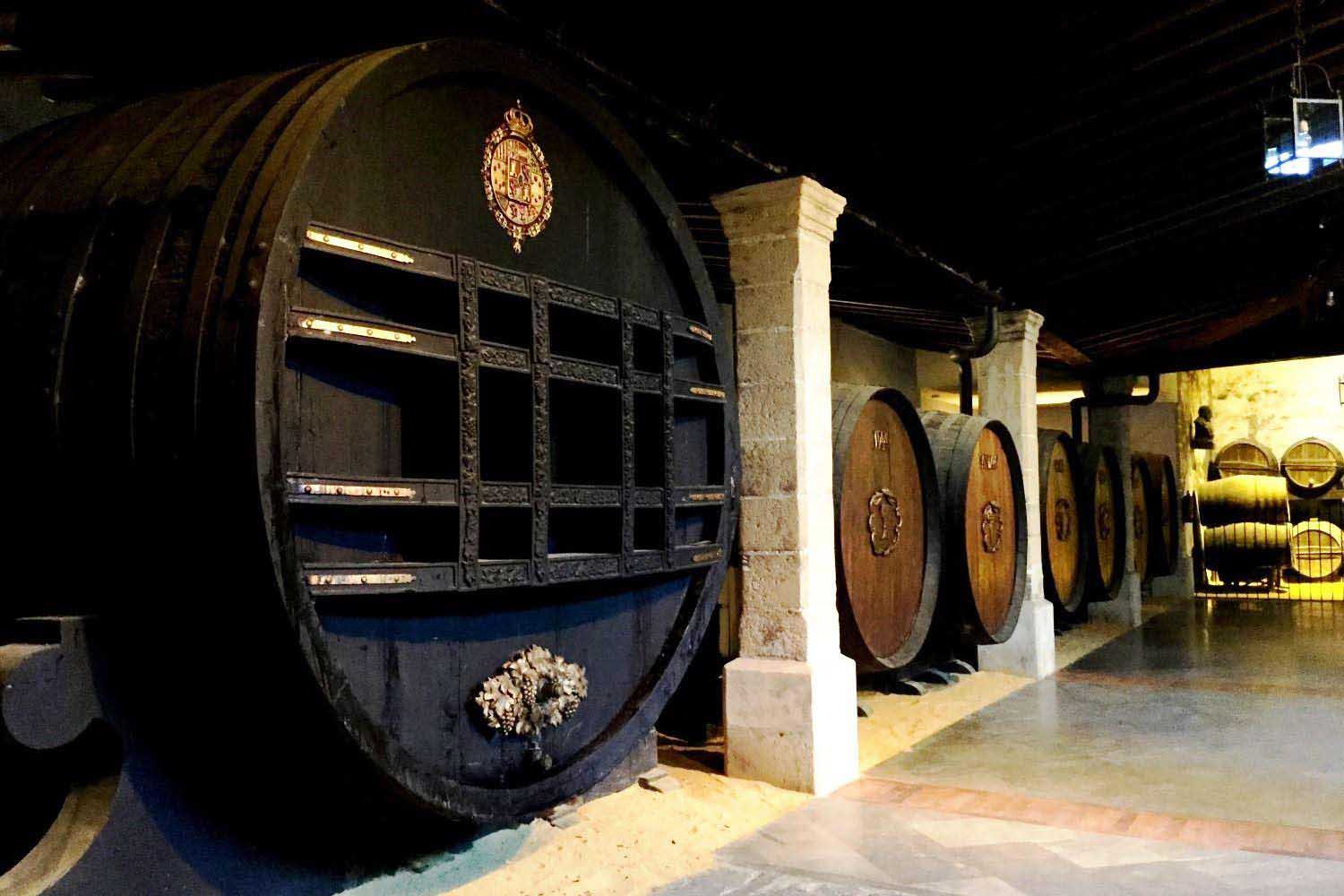 Interiores bodega Gonzalez Byass