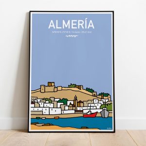 Almería Coordinates Print