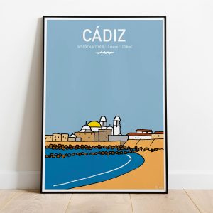 Cádiz Coordinates Print