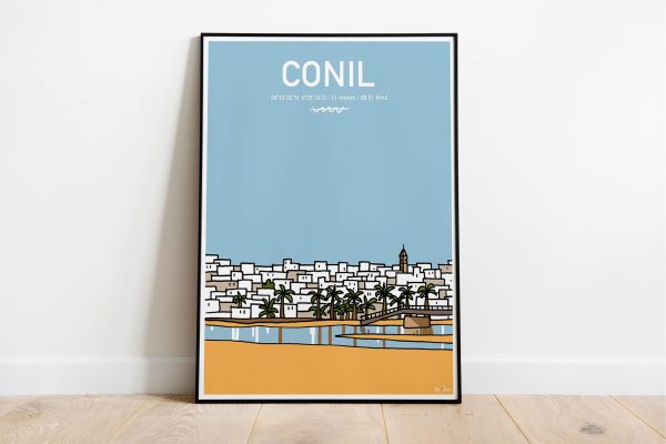 Conil Coordinates Print