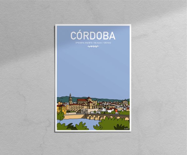 Córdoba Coordinates Print - Image 3