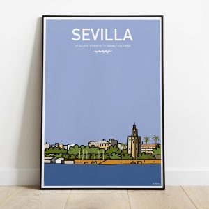 Sevilla Coordinates Print