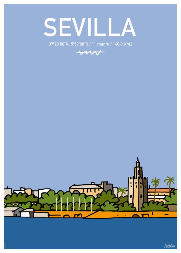 Sevilla Coordinates Print - Image 2