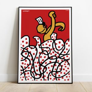Red Flamenca Print