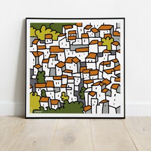 Pueblos Blancos Print