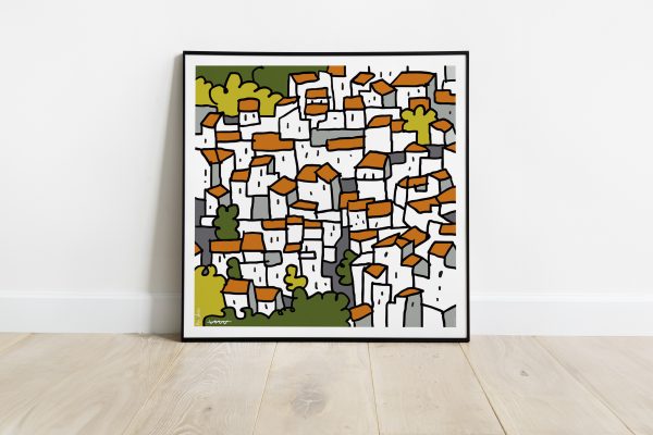 Pueblos Blancos Print